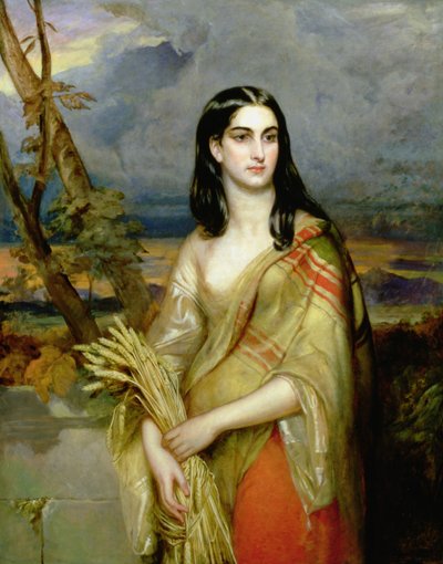 Ruth...Ruth II, 7-9, ca. 1842 von Robert Scott Lauder